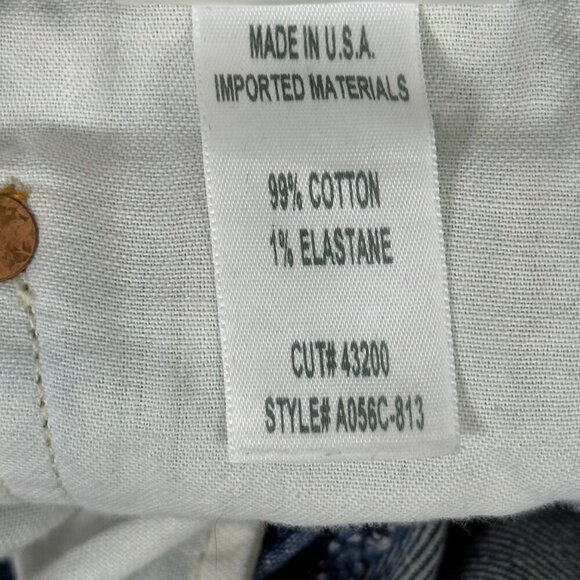 Agolde Riley High Rise Straight Crop Air Blue - Picture 9 of 10